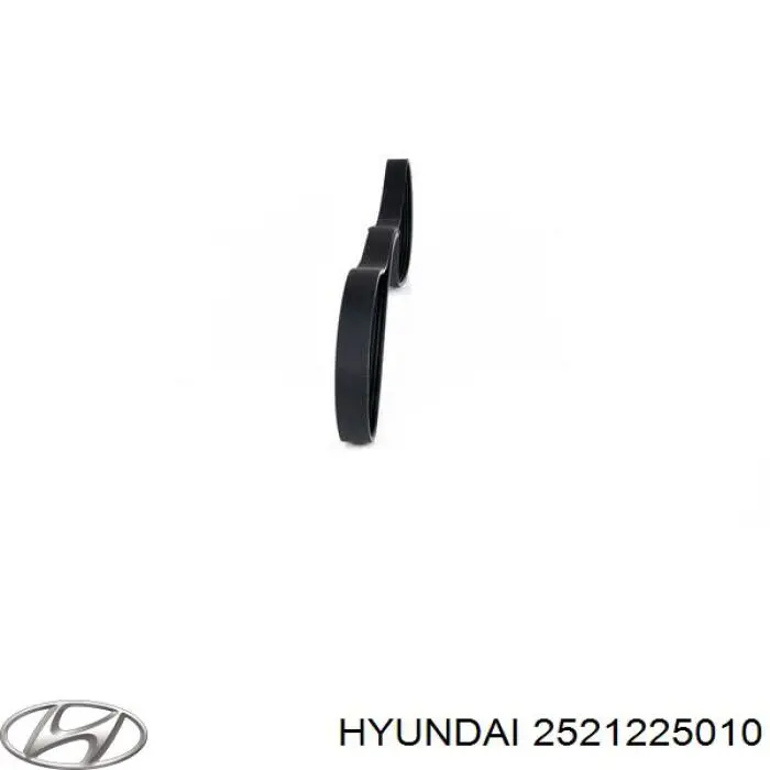 2521225010 Hyundai/Kia Поліклиновий ремінь