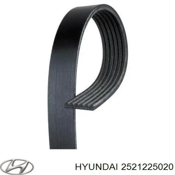Ремінь генератора 2521225020 Hyundai/Kia