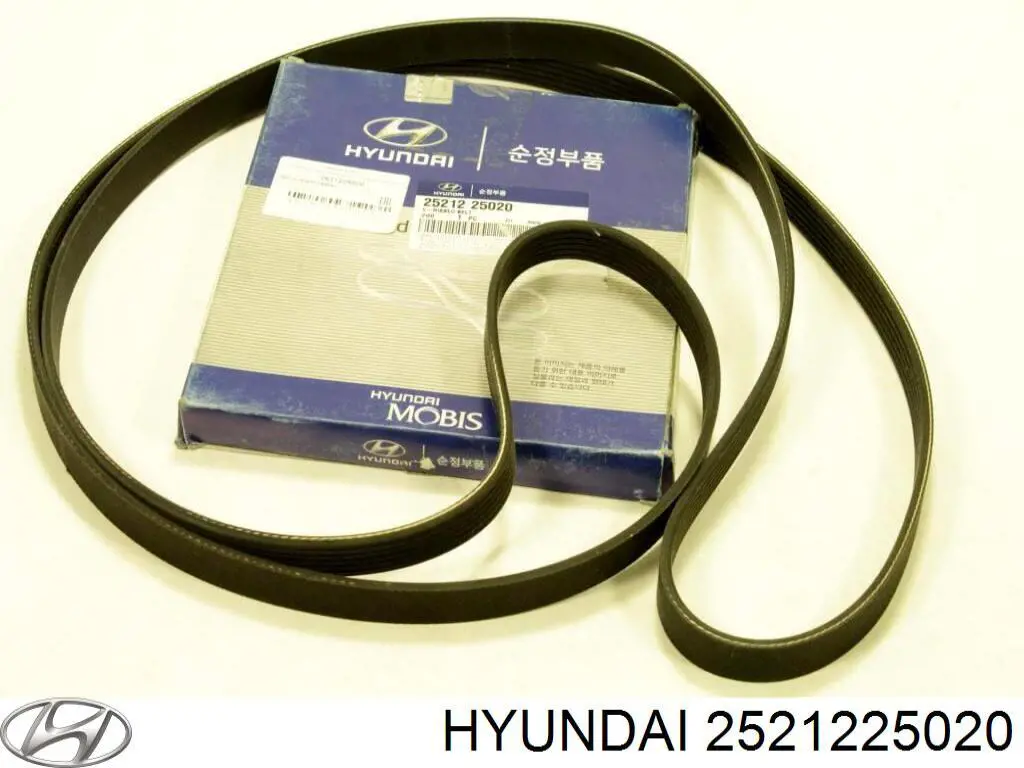 2521225020 Hyundai/Kia ремінь приводний, агрегатів