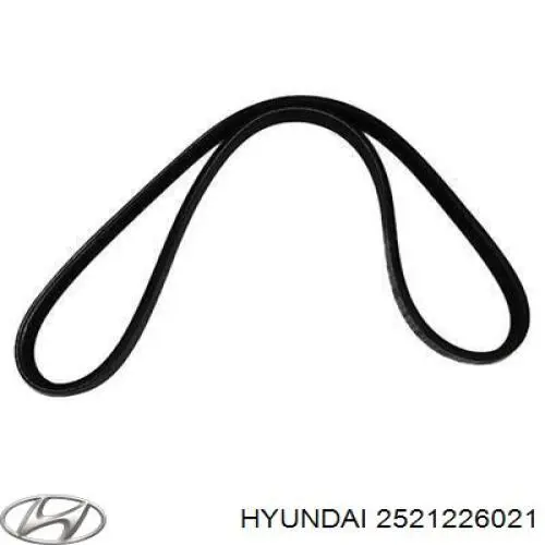 Купити 2521226021 Hyundai/Kia Ремінь генератора
