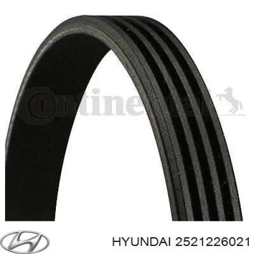 Клиновий ремінь Hyundai/Kia 2521226021 ціна, від 7.50 USD