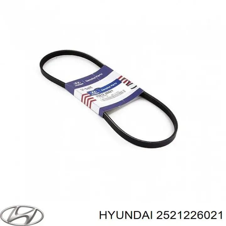 Ремінь генератора 2521226021 Hyundai/Kia