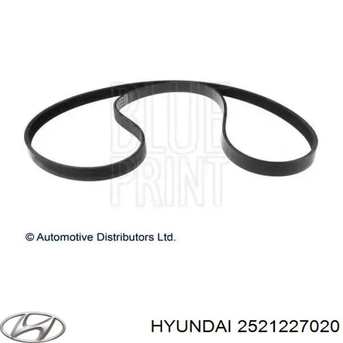 Клиновий ремінь Hyundai/Kia 2521227020 ціна, від 15.21 USD