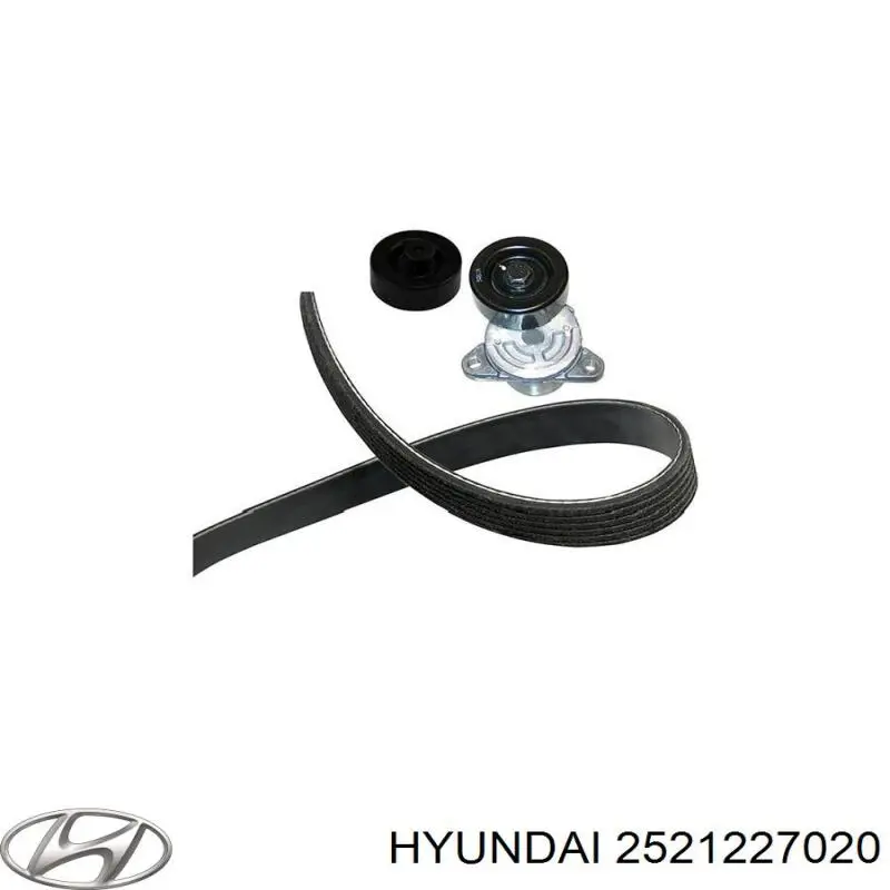 Ремінь генератора 2521227020 Hyundai/Kia