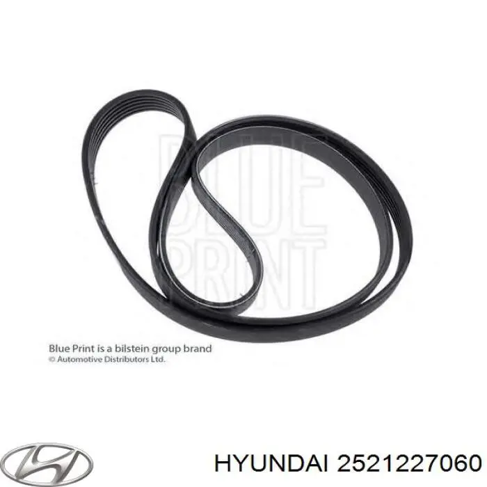 Клиновий ремінь Hyundai/Kia 2521227060 ціна, від 10.95 USD