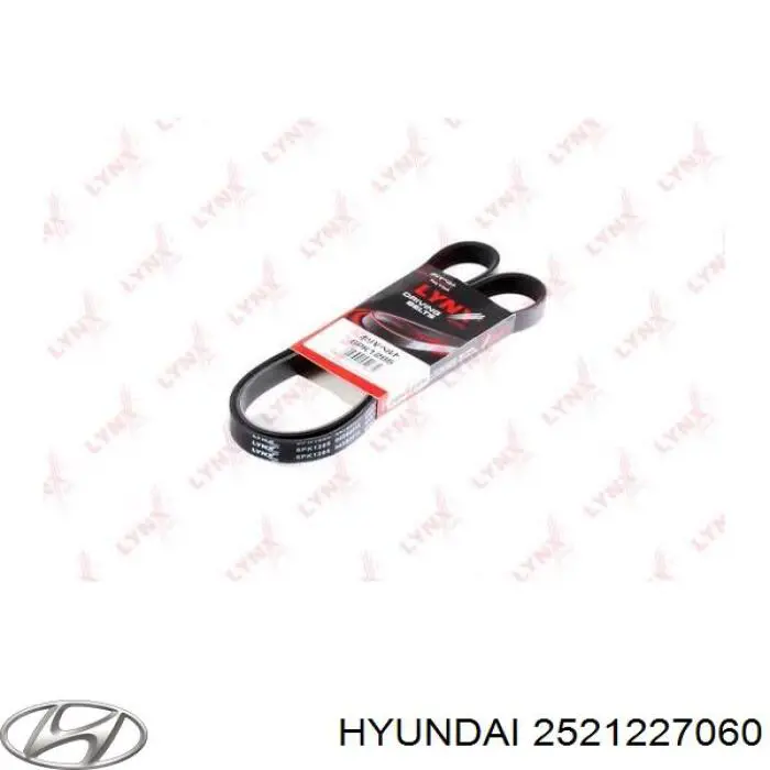 Ремінь приводний, агрегатів 2521227060 Hyundai/Kia