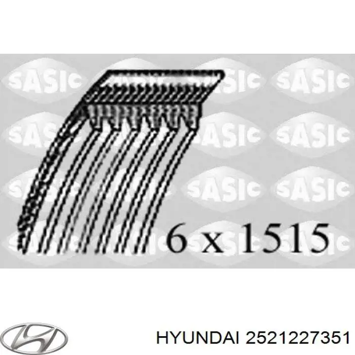 Клиновий ремінь Hyundai/Kia 2521227351 ціна, від 14.76 USD