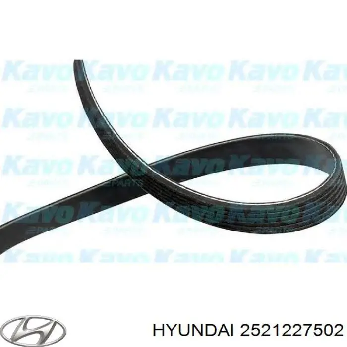 Купити 2521227502 Hyundai/Kia Ремінь генератора