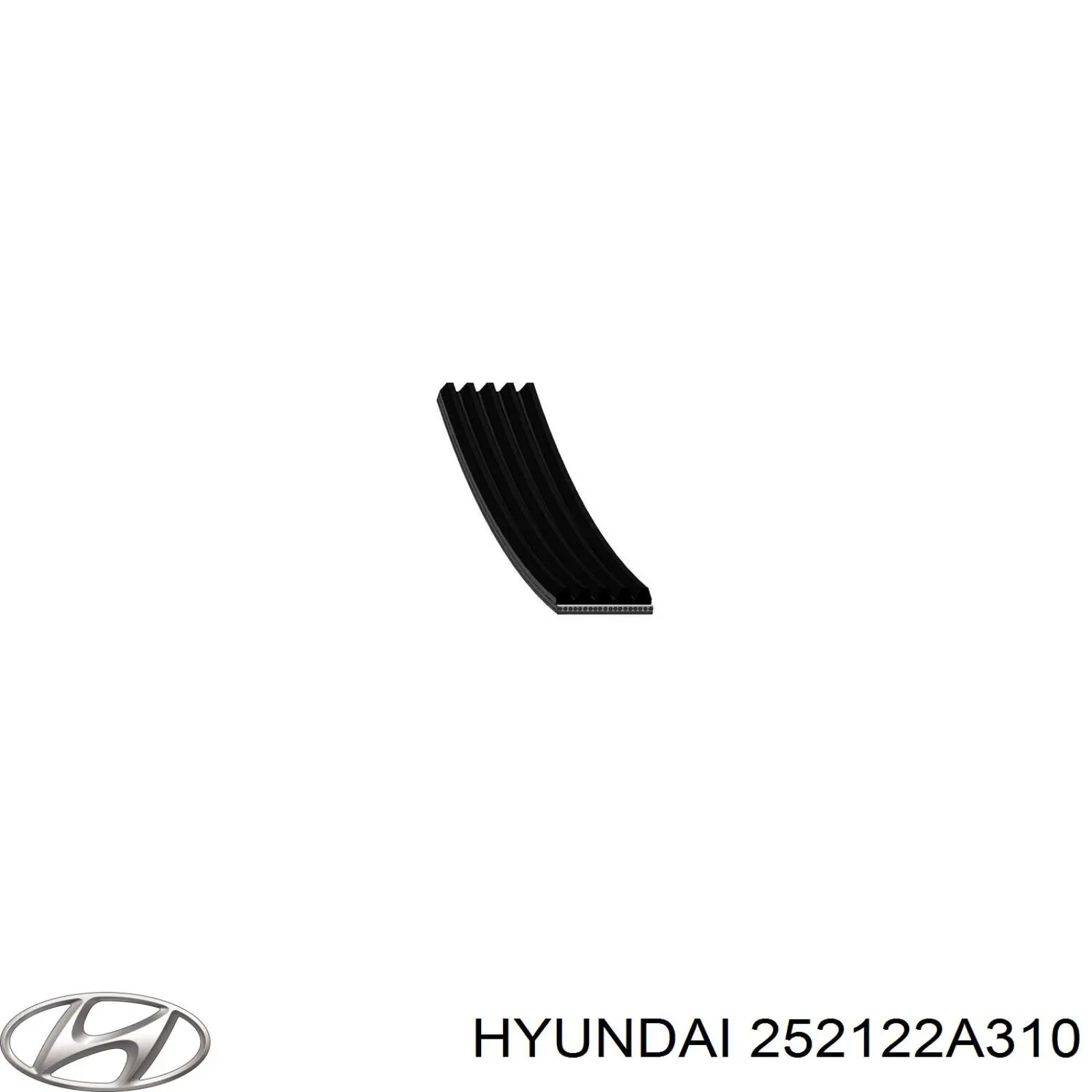 Купити 252122A310 Hyundai/Kia Ремінь генератора