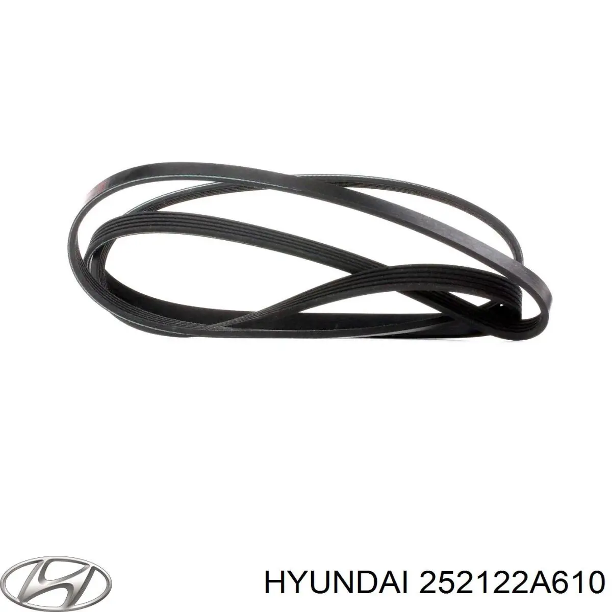 Ремінь генератора 252122A610 Hyundai/Kia