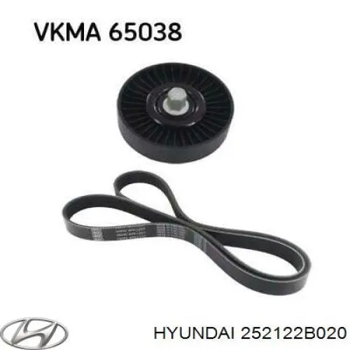Купити 252122B020 Hyundai/Kia Ремінь генератора