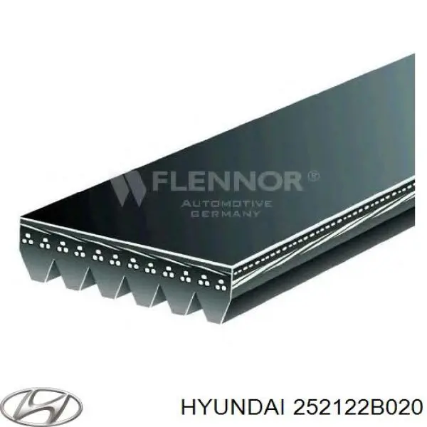 Купити 252122B020 Hyundai/Kia Ремінь генератора