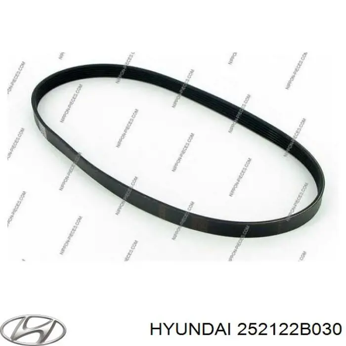 252122B030 Hyundai/Kia Поліклиновий ремінь