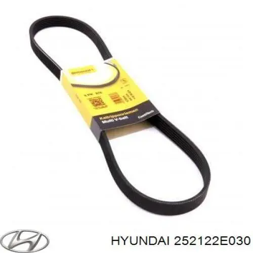 Ремінь генератора 252122E030 Hyundai/Kia