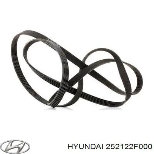 Купити 252122F000 Hyundai/Kia Ремінь генератора