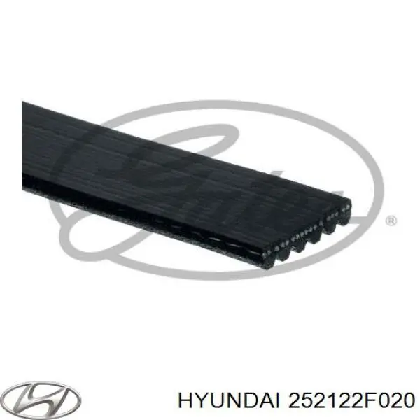 Ремінь приводний, агрегатів 252122F020 Hyundai/Kia