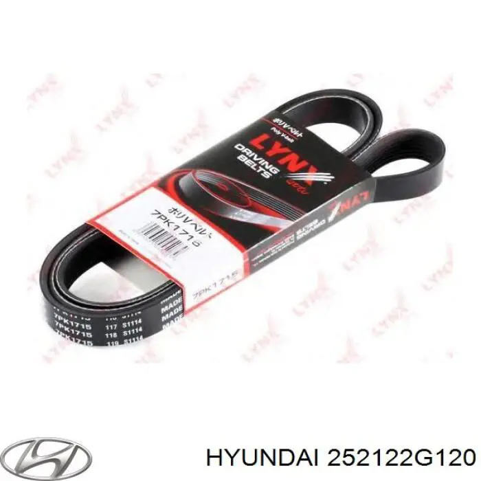 Купити 252122G120 Hyundai/Kia Ремінь генератора