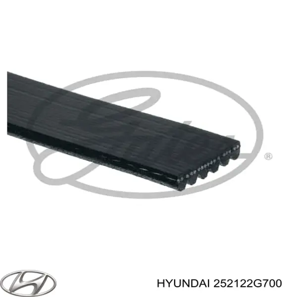 252122G700 Hyundai/Kia Поліклиновий ремінь