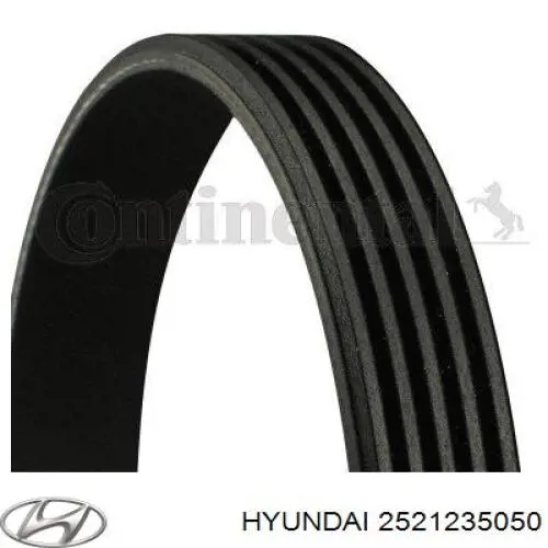 Купити 2521235050 Hyundai/Kia Ремінь генератора