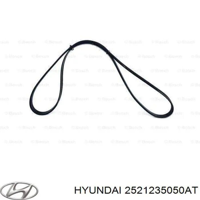 Клиновий ремінь Hyundai/Kia 2521235050AT ціна, від 11.33 USD