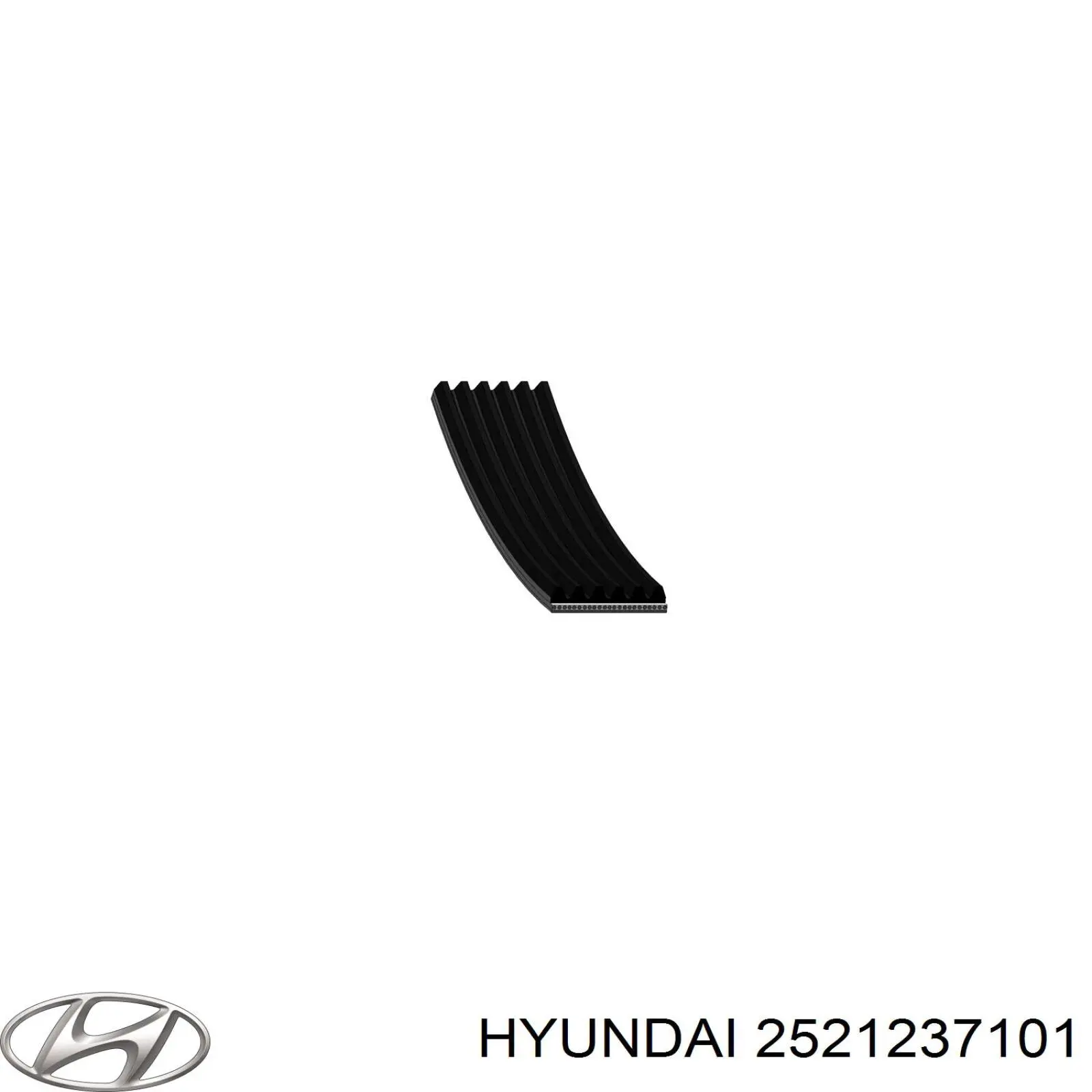 Купити 2521237101 Hyundai/Kia Ремінь генератора