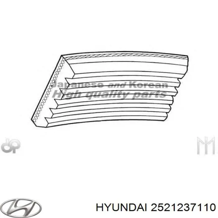 Ремінь кондиціонера Chrysler 04861997AA