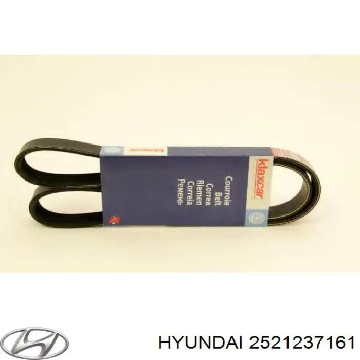 Клиновий ремінь Hyundai/Kia 2521237161 ціна, від 14.04 USD
