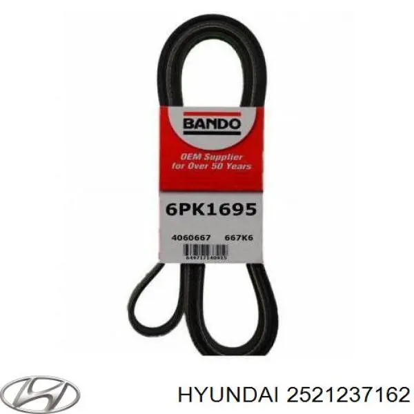 Купити 2521237162 Hyundai/Kia Ремінь генератора