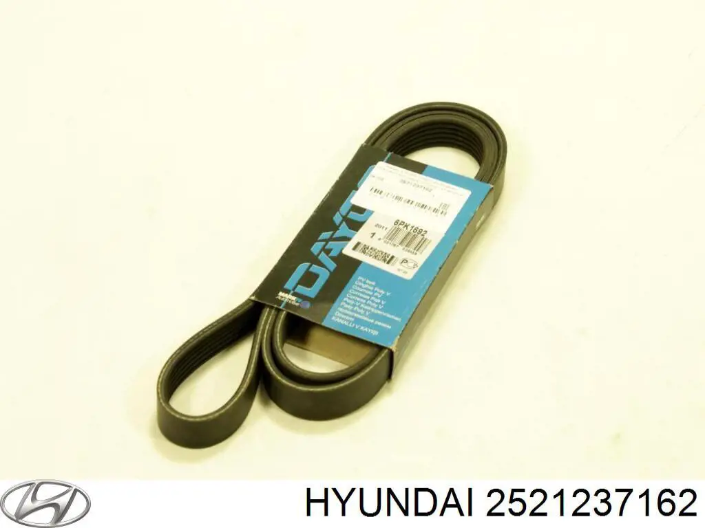 2521237162 Hyundai/Kia Поліклиновий ремінь
