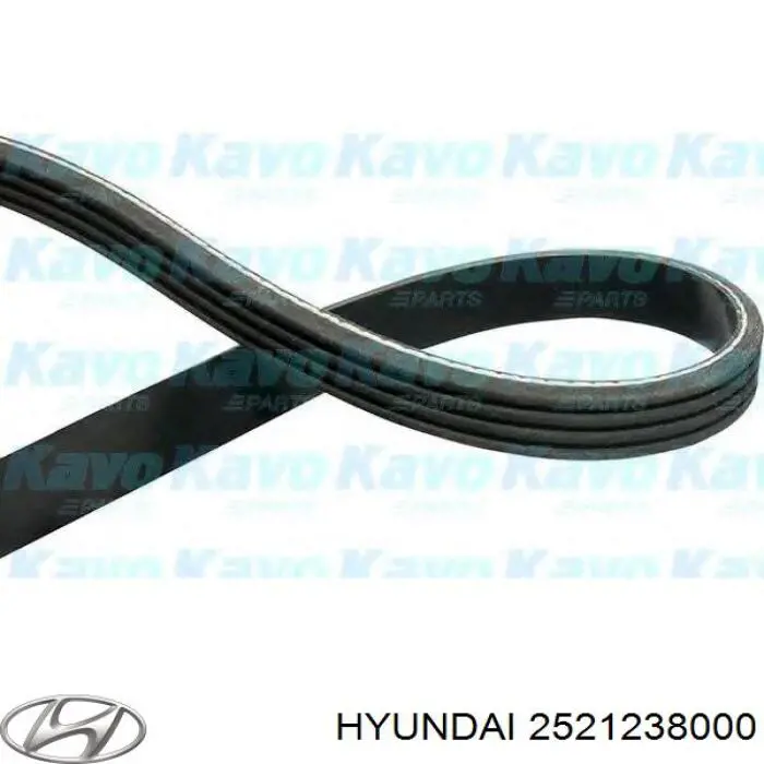 2521238000 Hyundai/Kia ремінь приводний, агрегатів