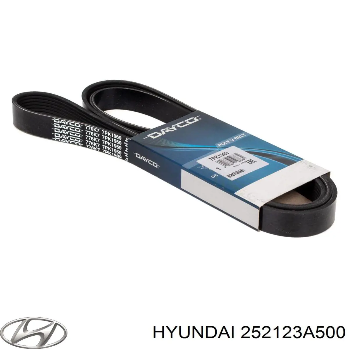 Клиновий ремінь Hyundai/Kia 252123A500 ціна, від 22.73 USD