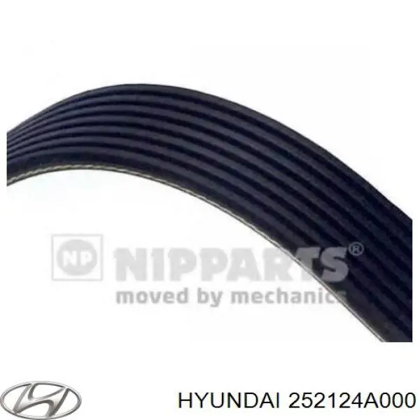 Ремінь генератора 252124A000 Hyundai/Kia