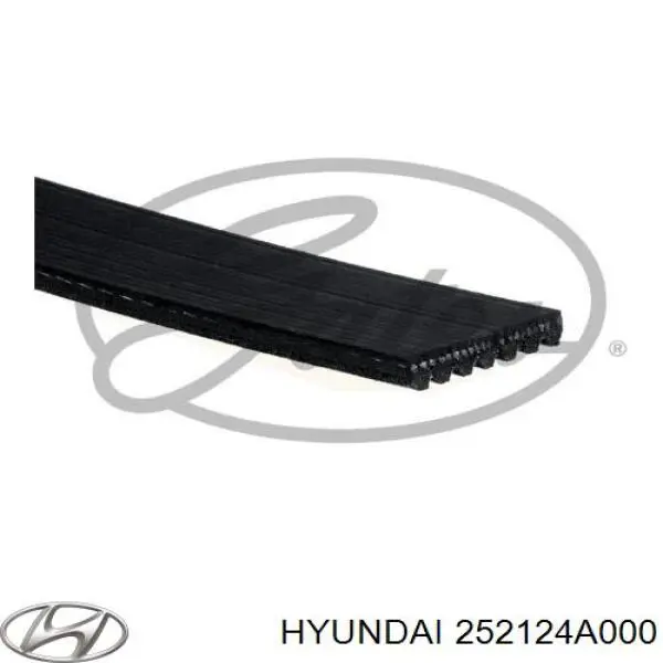 Купити 252124A000 Hyundai/Kia Ремінь генератора