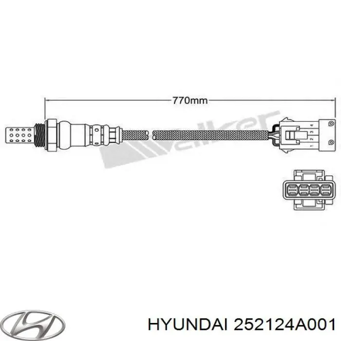 Ремінь генератора 252124A001 Hyundai/Kia