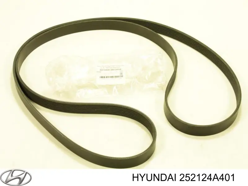 Ремінь генератора 252124A401 Hyundai/Kia