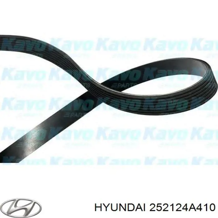 252124A410 Hyundai/Kia ремінь приводний, агрегатів