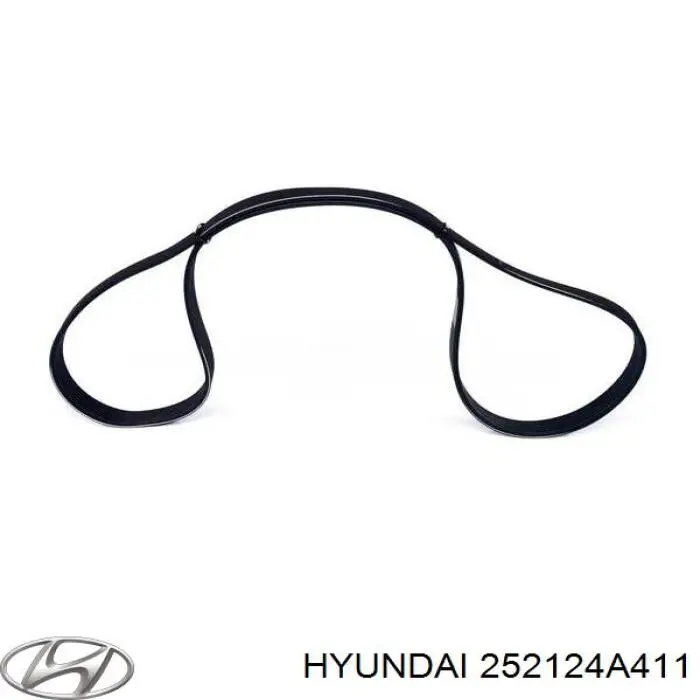 252124A411 Hyundai/Kia ремінь поліклиновий