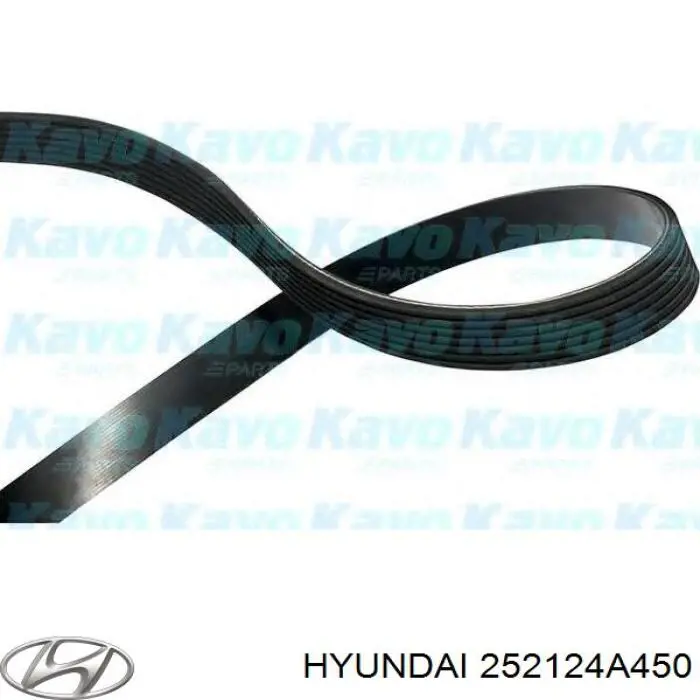 Клиновий ремінь Hyundai/Kia 252124A450 ціна, від 23.24 USD