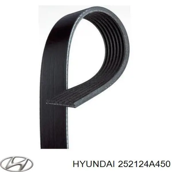 Купити 252124A450 Hyundai/Kia Ремінь генератора