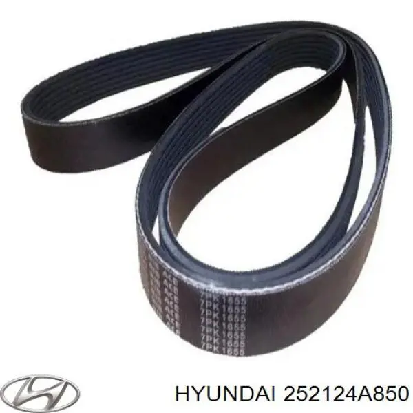 Клиновий ремінь Hyundai/Kia 252124A850 ціна, від 29.04 USD