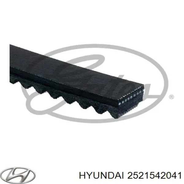 Клиновий ремінь Hyundai/Kia 2521542041 ціна, від 3.52 USD