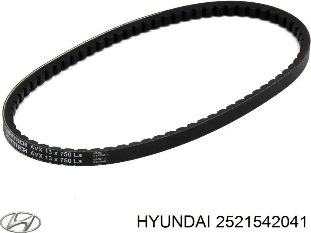 Купити 2521542041 Hyundai/Kia Ремінь генератора