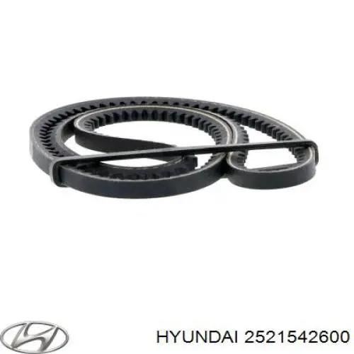 Ремінь генератора 2521542600 Hyundai/Kia