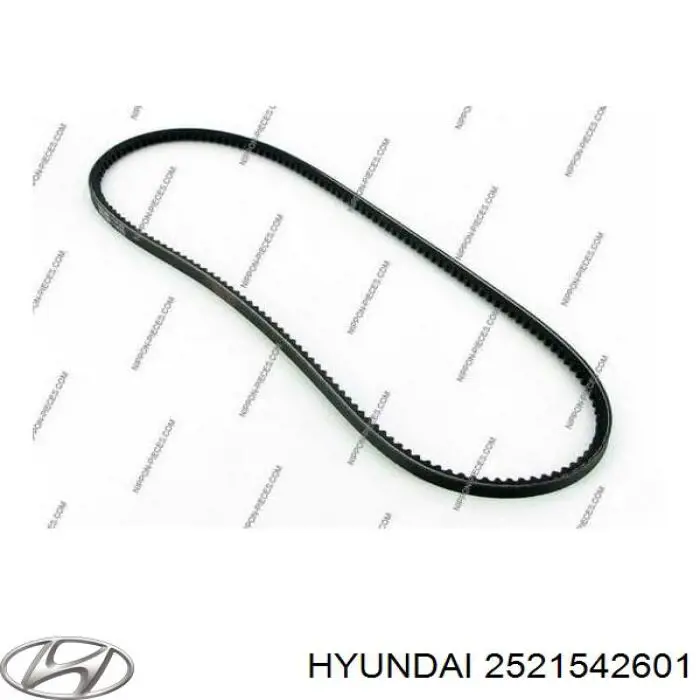 Клиновий ремінь Hyundai/Kia 2521542601 ціна, від 4.83 USD
