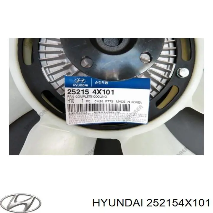 252154X101 Hyundai/Kia Гідромуфта приводу вентилятора