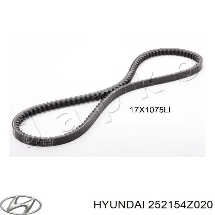 252154Z020 Hyundai/Kia ремінь приводний, агрегатів