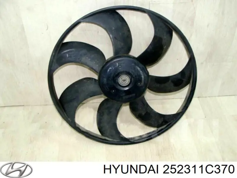 252311C370 Hyundai/Kia Вентилятор / крильчатка радіатора охолодження