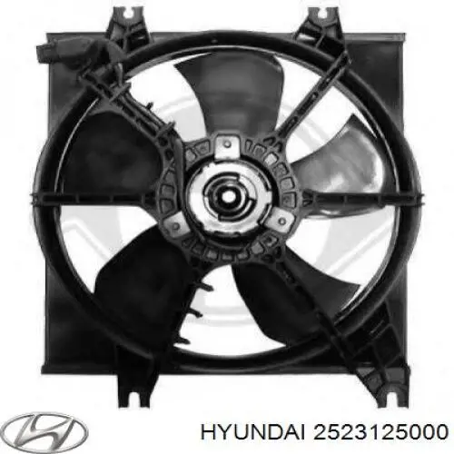 Вентилятор/крильчатка радіатора охолодження Hyundai Accent (Хендай Акцент)
