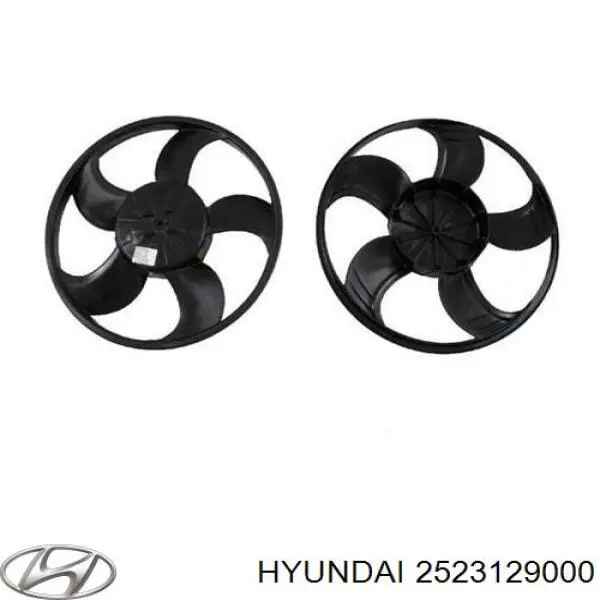 2523129000 Hyundai/Kia вентилятор/крильчатка радіатора охолодження