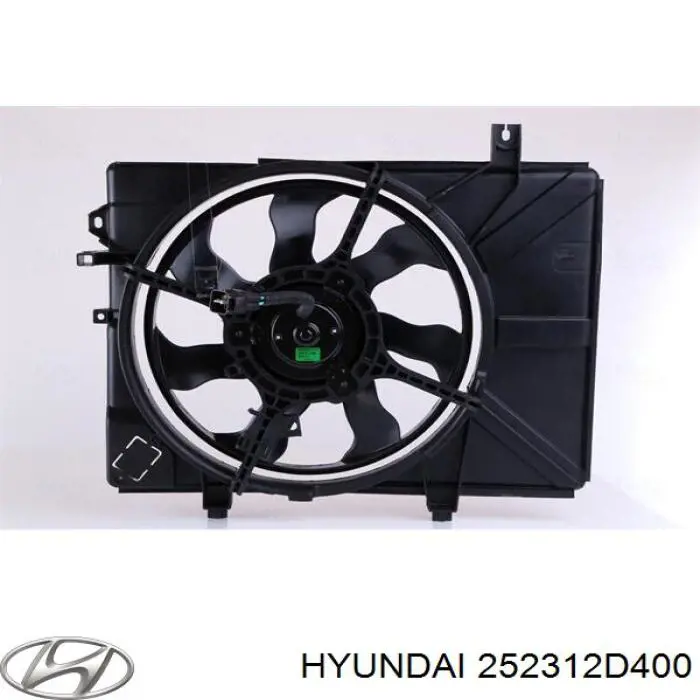 Купити 252312D400 Hyundai/Kia Вентилятор/крильчатка радіатора охолодження